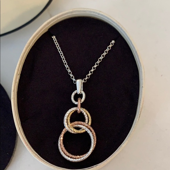 NEW Links of London Aurora mixed metal necklace - Picture 2 of 11